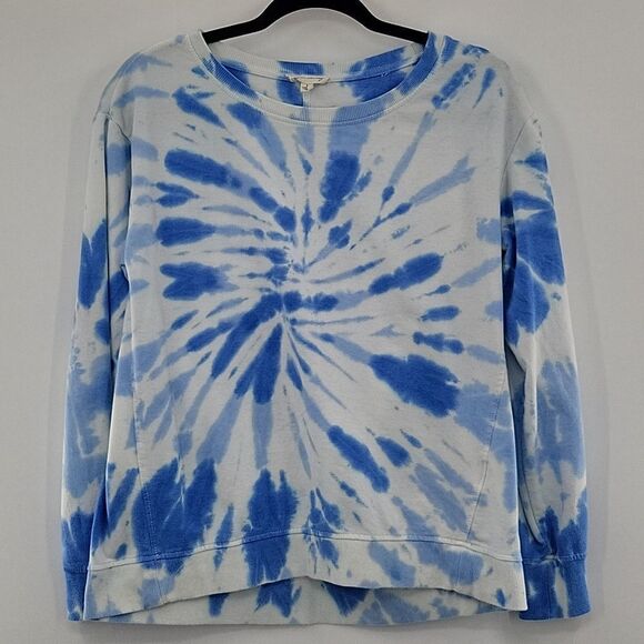 3 For$20 J&D Blue&White Tie Dye Sweater size S - Picture 1 of 6